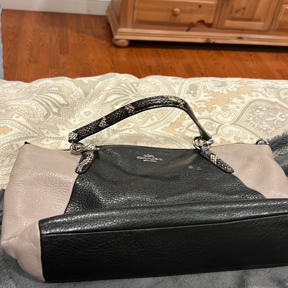 13in x 6in leather bag